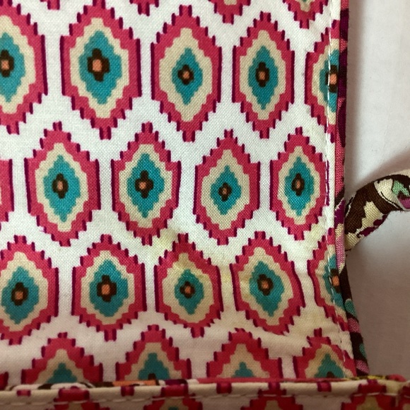 Vera Bradley "Call Me Coral" Knot Just A Clutch Shoulder Bag. - Picture 2 of 13